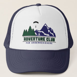 Club de la aventura para el gorra del camionero de