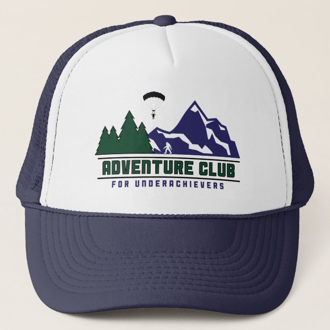 Club de la aventura para el gorra del camionero de (Anverso)