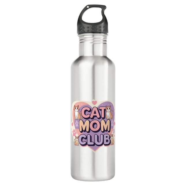 Club de la Madre del Gato - Botella de agua dulce  (Anverso)