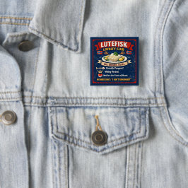 Club de Lealtad Lutefisk Botón Noruego 2" x 2"