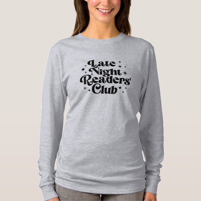 Club de Lectores Nocturnos - Camiseta Acogedora (Anverso)