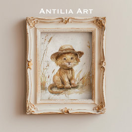 Club de Leones en arte rústico Gorra