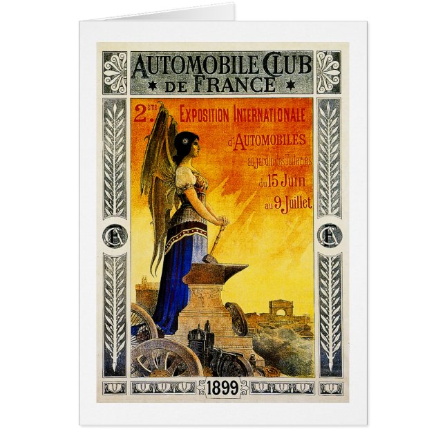 Club del automóvil de Francia 1899 (Frente)