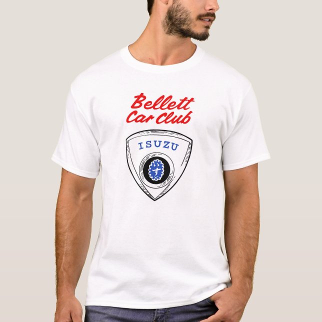 Club del coche de Bellett de la camiseta de (Anverso)