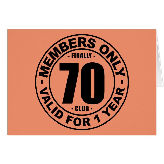 Club finalmente 70 (Anverso (Horizontal))