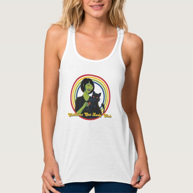Club Gato Lady Infantil - Retro - Tank Top (Anverso)