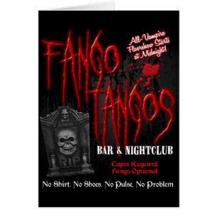 Club nocturno del vampiro de los tangos de Fango