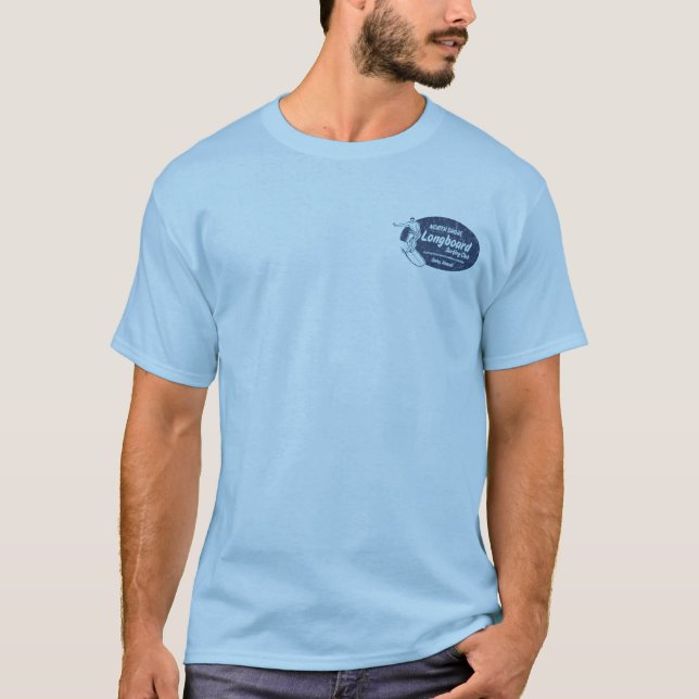 Club que practica surf la camiseta para hombre (Anverso)