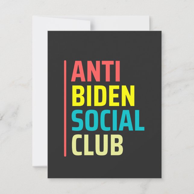 Club social anti Biden (Anverso)