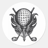 Clubes de bolas de golf y Pegatinas de golf Tee Go