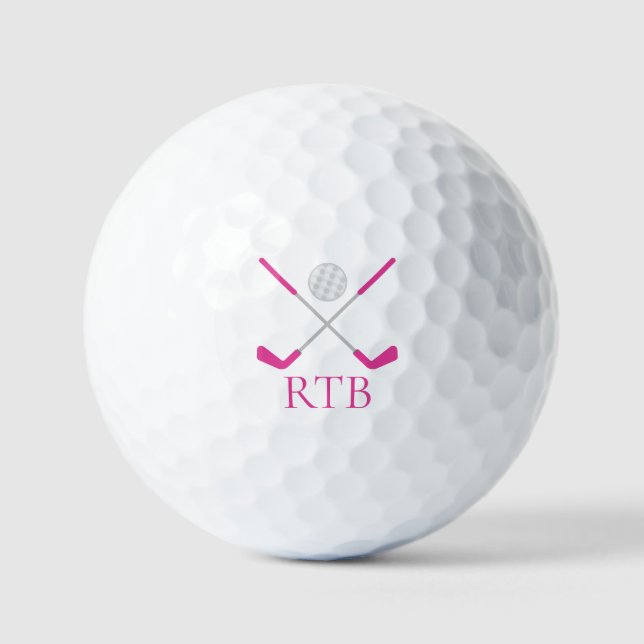 Clubes de golf y bolas de golf personalizadas (Anverso)