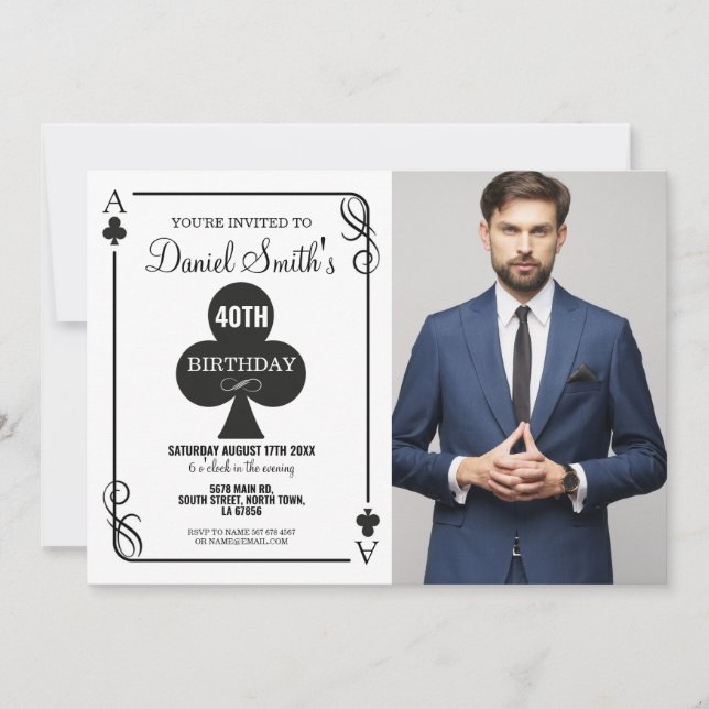 Clubes Jugando con tarjeta Cumpleaños Ace Vegas Ca (Anverso)