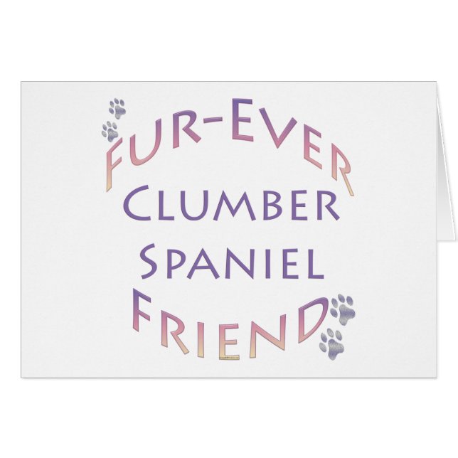 Clumber Spaniel Furever (Anverso (Horizontal))