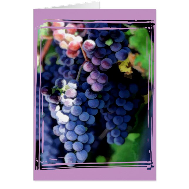 Clúster de uvas moradas (Frente)