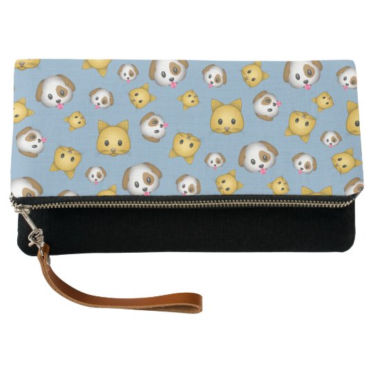 Clutch Modelo de Emoji de los gatos y de los perros