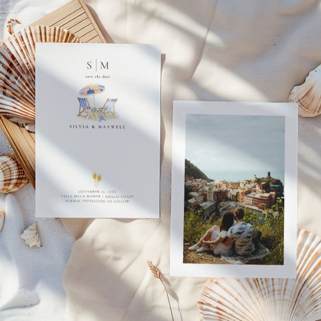 Coastal Summer Beach | Photo Save The Date (Subido por el creador)