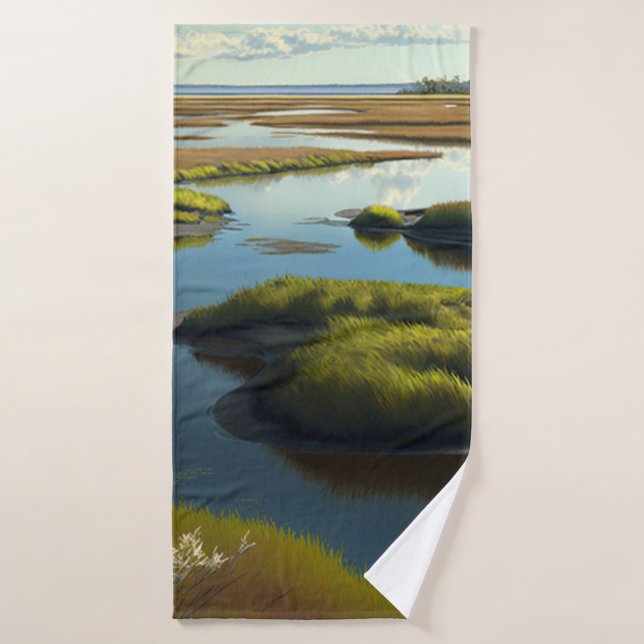 Coastal Tranquility (Toalla de baño)