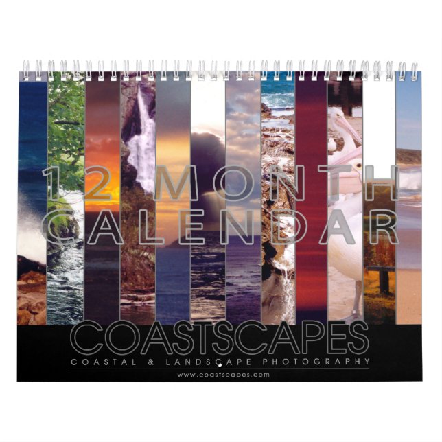 Coastscapes Australia calendario de la foto de 12 (Tapa)