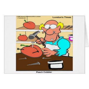 Cobbler de Melocotón Divertido Dibujos Animados LT