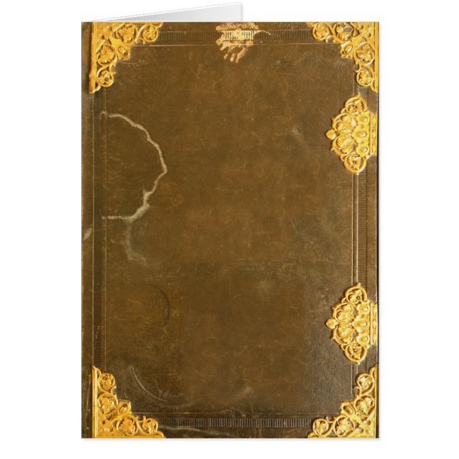 Cobertura de Oro y Viejo Libro (Frente)