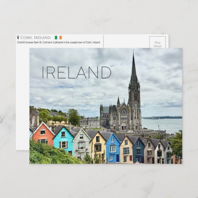 Cobh, postal de Irlanda (Anverso / Reverso)