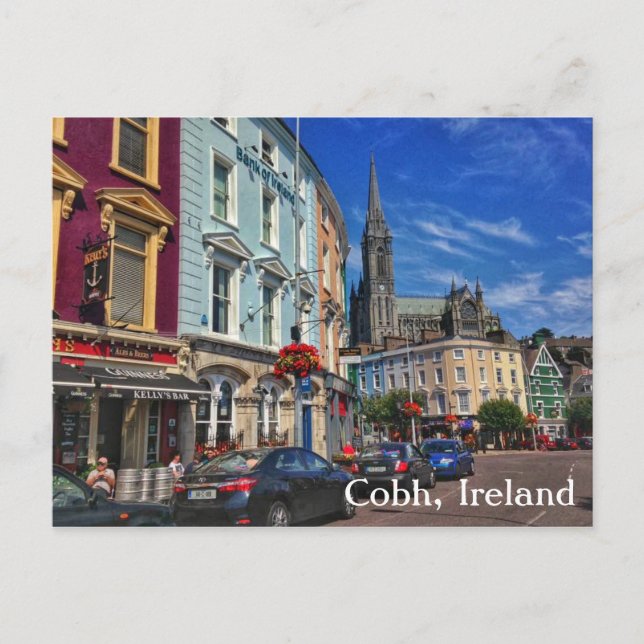 Cobh, postal de Irlanda del corcho del condado de (Anverso)