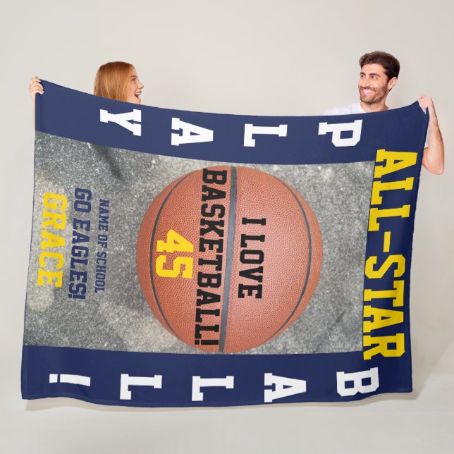 Cobijas de felpa personalizadas para el equipo de  (In situ)