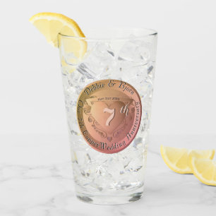 Cobre del 7/22 Aniversario del Boda