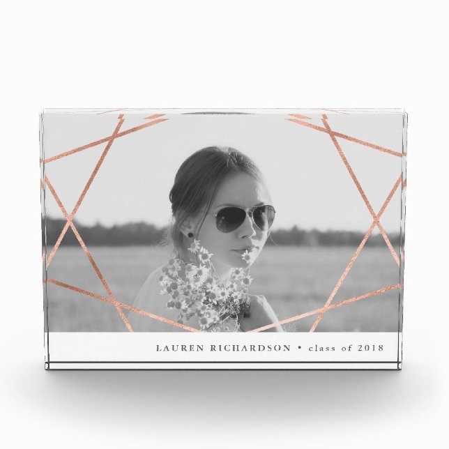 Cobre del graduado el | de Geo falso con la foto (Anverso)