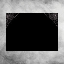 Cobwebs negras y Gótico de Halloween fantasma con