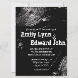 Cobwebs y la invitación a la boda de las arañas bl