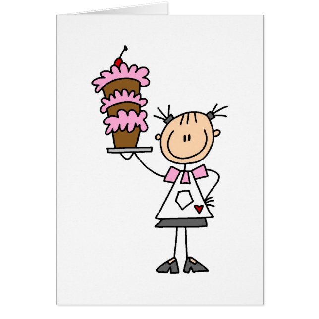 Cocer una tarjeta de la torta (Frente)