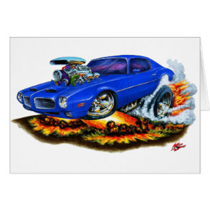 Coche 1970-72 del azul de Firebird