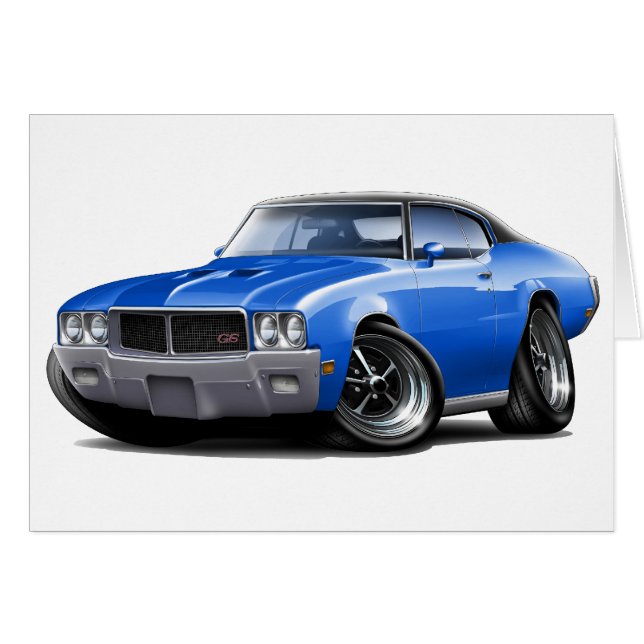 Coche 1970-72 del top del negro azul de Buick GS (Anverso (Horizontal))