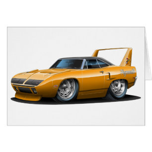 Coche 1970 del naranja de Plymouth Superbird