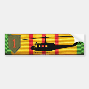 Coche 1r Pegatina para el parachoques de la división de