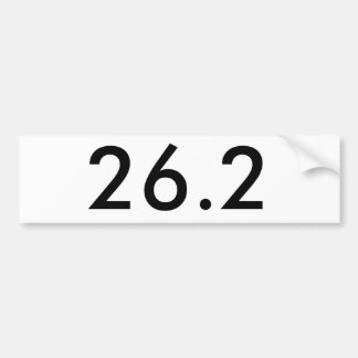 Coche 26,2 Pegatina para el parachoques