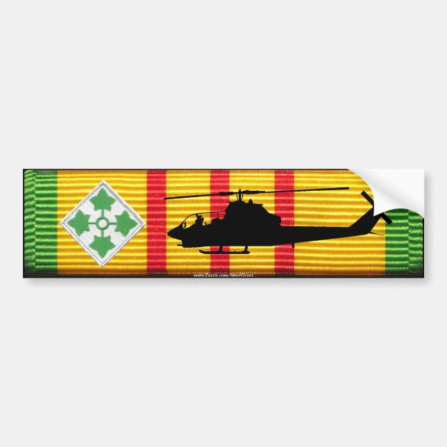 Coche 4to Infantería Div. Pegatina para el parachoques (Frente)