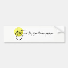 Coche Agriete a la pegatina para el parachoques