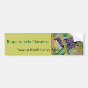 Coche Ahorre la naturaleza salvaje - pegatina para el
