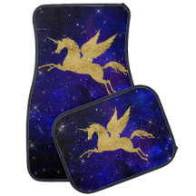 Alfombrilla de auto del azul de la constelación de