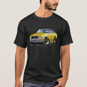 Coche amarillo 1970-72 del top del negro de Buick