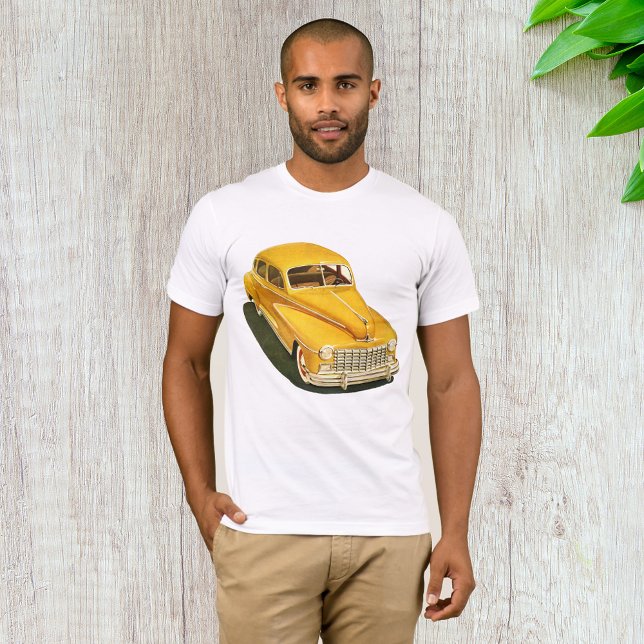 Coche amarillo viejo para camiseta (Subido por el creador)