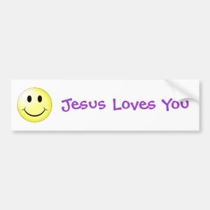 Coche Amores de Jesús de la sonrisa usted pegatina para