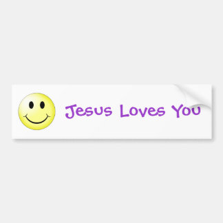Coche Amores de Jesús de la sonrisa usted pegatina para