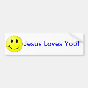 Coche Amores de Jesús de la sonrisa usted pegatina para