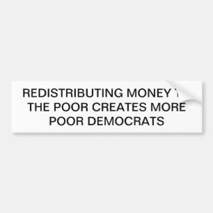 Coche Anti-Socialismo", "Anti-Demócrata", pegatina para