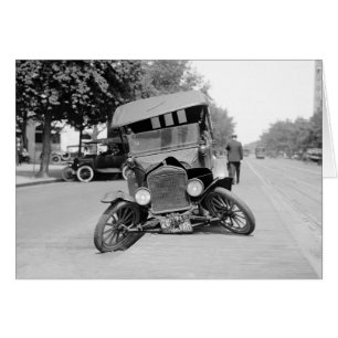 Coche Antiguo Accidentado, 1922