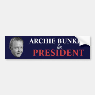 Coche Arcón del archie para el presidente pegatina para