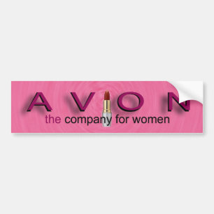 Coche AVON la compañía para la pegatina para el